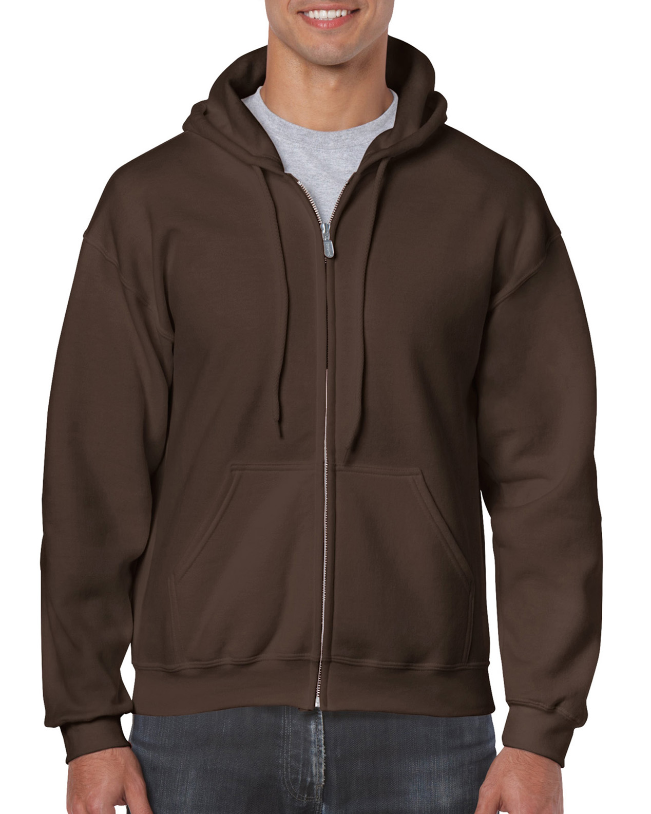 Gildan men's full zip hooded sweatshirt sale